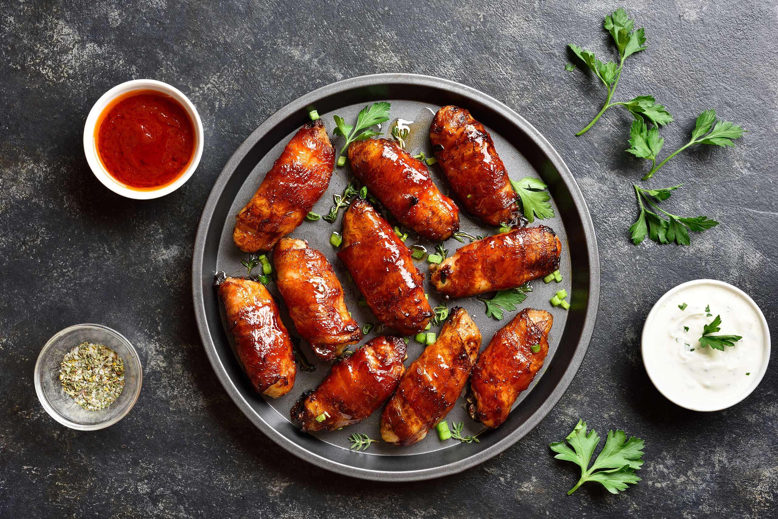 Bacon Wrapped BBQ Chicken Tenders - Moore’s Marinades