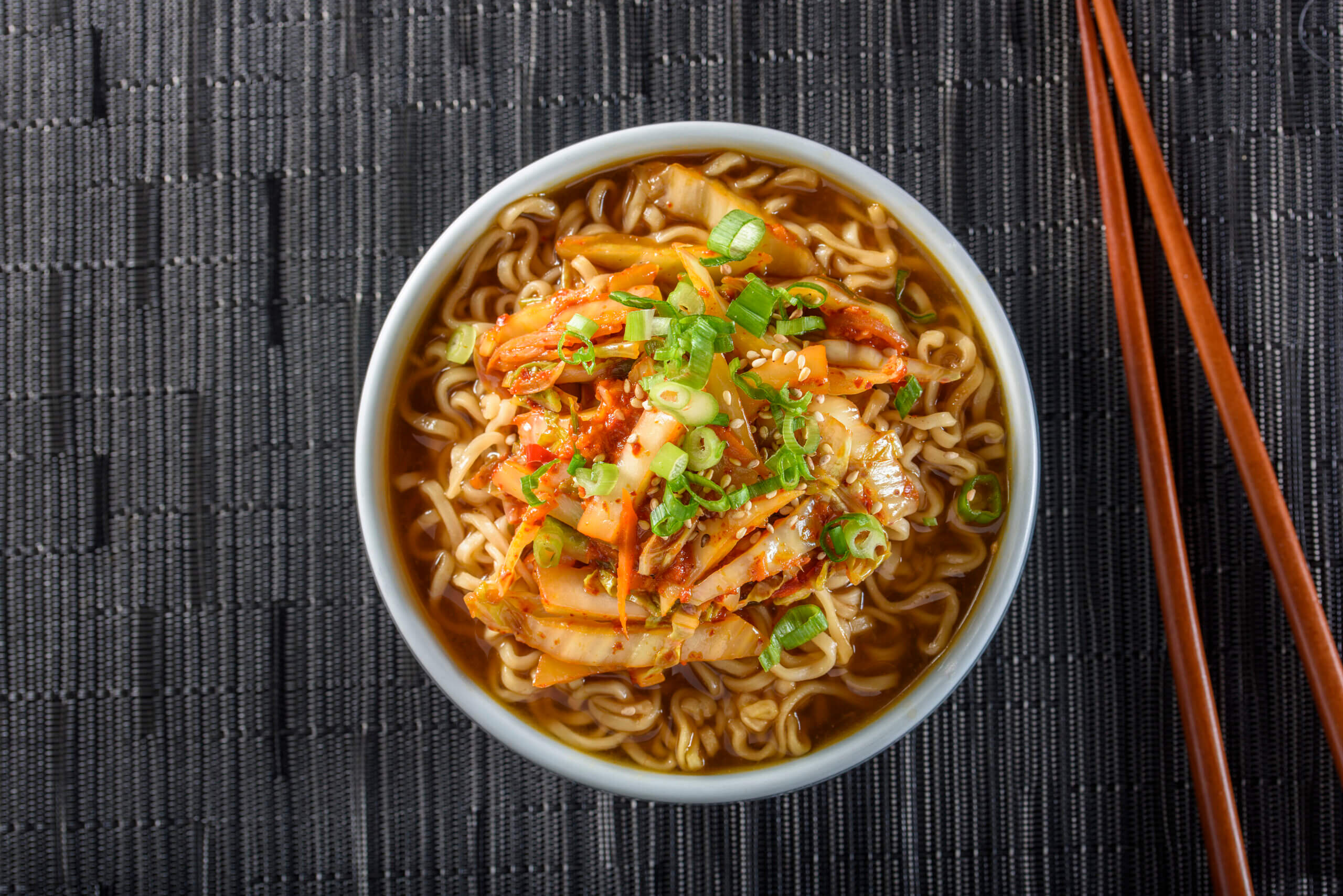 Garlic Buffalo Vegetable Ramen Bowl  - Moore’s Marinades